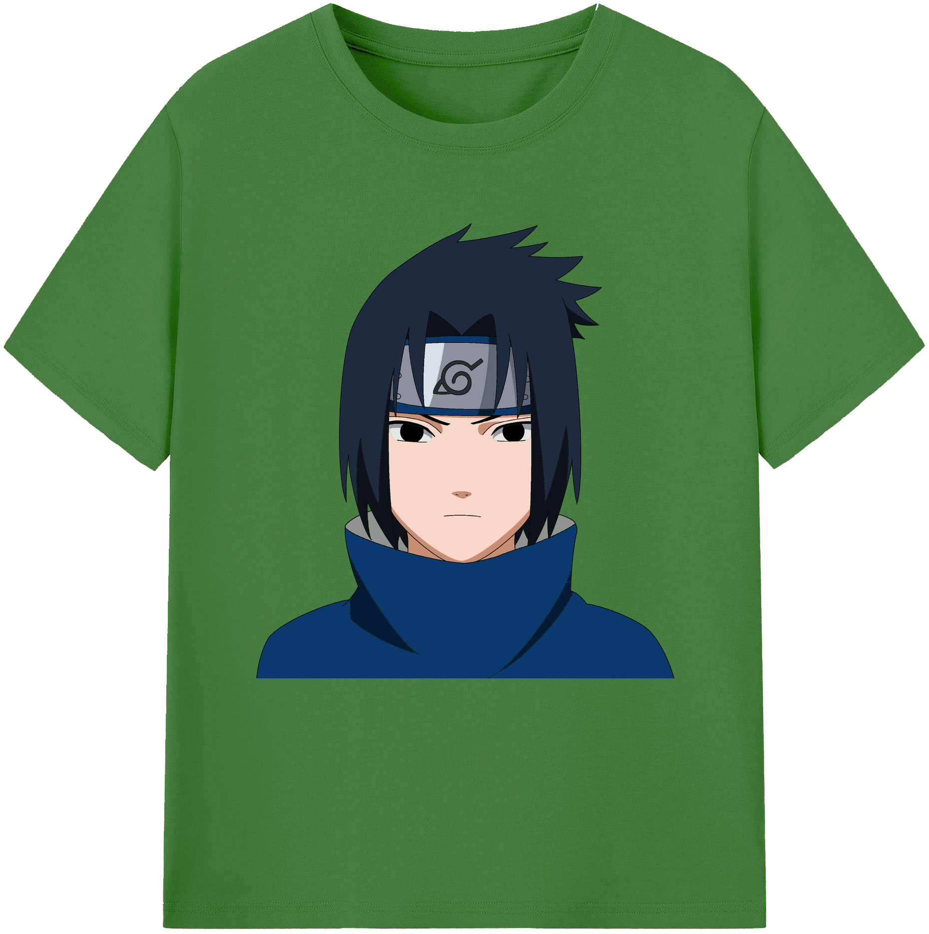 （画像用） NARUTO -ナルト- うちは サスケ Uchiha Sasuke レディースカジュアルプリントTシャツ（綿100％）